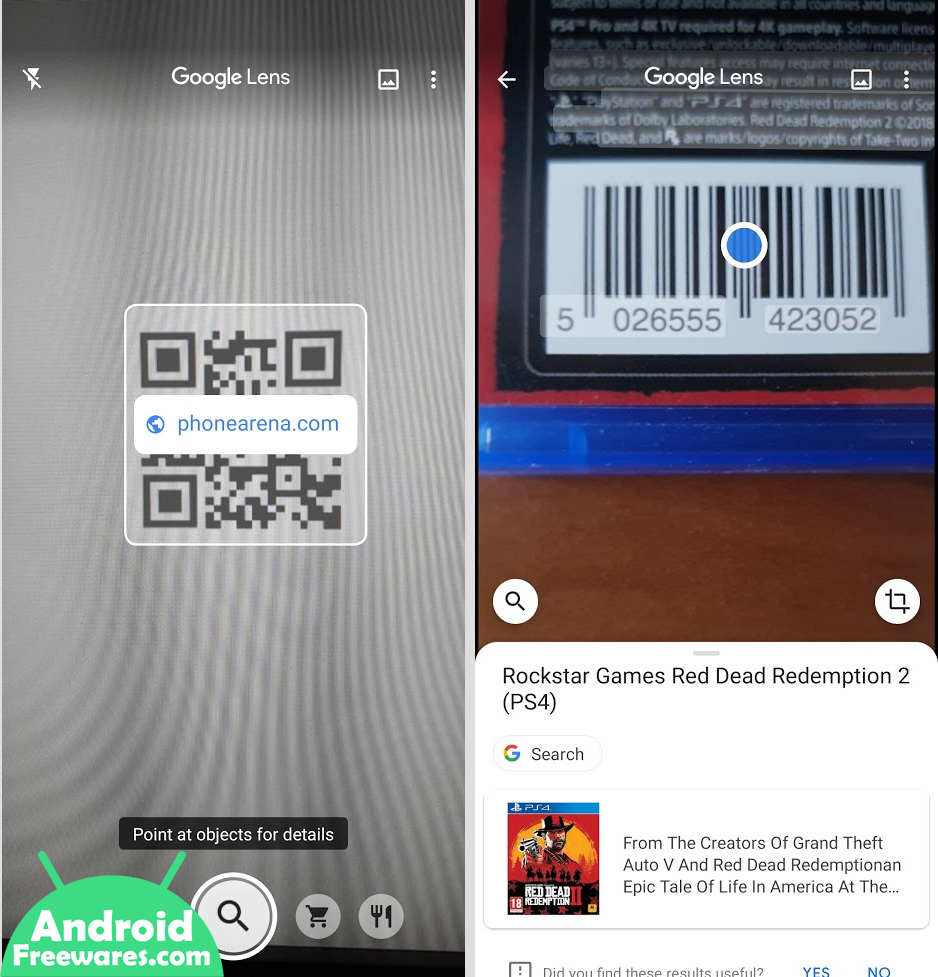 google lens scan qr codes