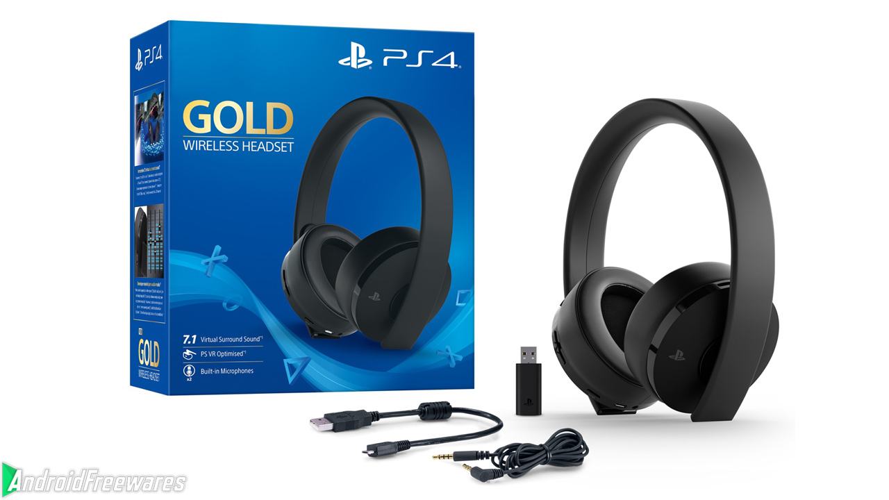 playstation gold wireless headset